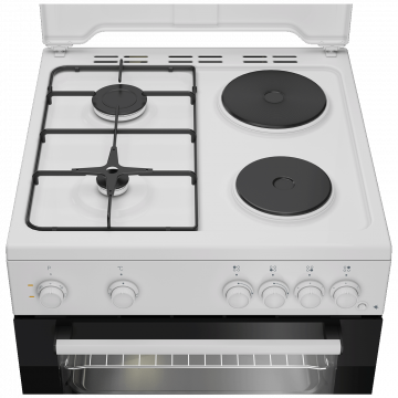 Beko Štednjak kombinirani, 2 el.ringle, 2 x plin, A - FBE64010WDN
