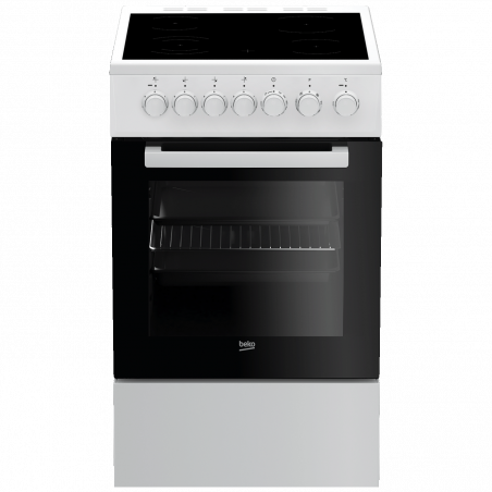 Beko Štednjak 4 staklokeramičke ringle, pećnica 55 lit., A - FSE 57110 GW