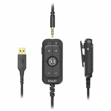 Bloody Slušalice sa mikrofonom, gaming, 7.1, USB/3.5 mm - A4-M590i LIME