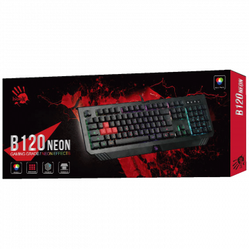 Bloody Tastatura sa pozadinskim Neon osvjetljenjem, gaming, USB - A4-B120N
