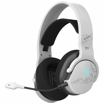 Bloody Bežične/žične slušalice sa mikrofonom,gaming, RGB - A4-GR370, White