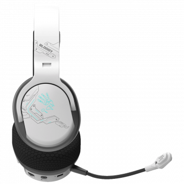 Bloody Bežične/žične slušalice sa mikrofonom,gaming, RGB - A4-GR370, White