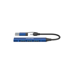 USB-C hub CANYON DS-02 4in1 plavi | Giga Informatika