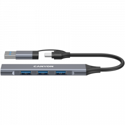 USB-C hub CANYON DS-02 4 porta, USB 3.0 | Giga Informatika