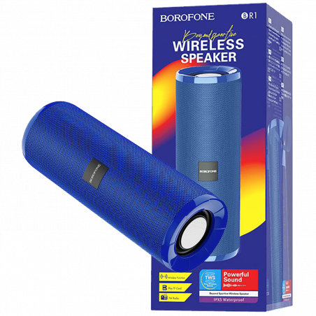 Borofone Zvučnik bežični, Bluetooth, 1200 mAh, 3 h, plava - BR1 Beyond Blue