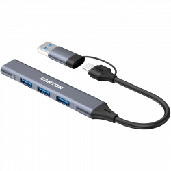 USB-C hub CANYON DS-02 4 porta, USB 3.0 | Giga Informatika