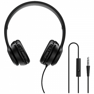 Borofone Slušalice sa mikrofonom, 3.5 mm, dužina kabela 1.2 met. - BO5 Star sound Black