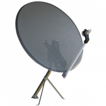 Falcom Sat. Antena 97cm šupljikavi, Triax leđa i pribor, Anthracite - M97A TRX