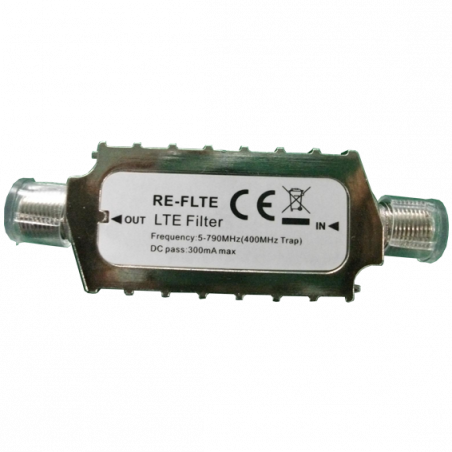 Relook GSM i LTE filter, sa prolazom napona - RE-FLTE