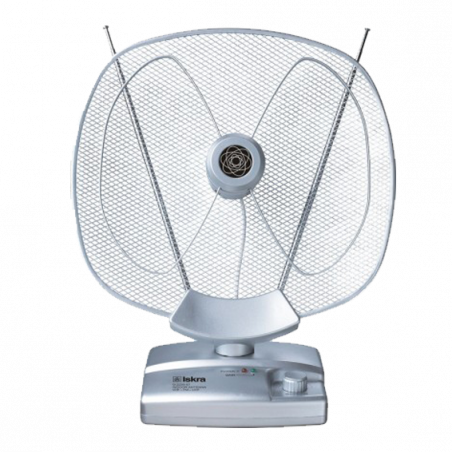 Iskra Antena sobna sa pojačalom, UHF/VHF, srebrna - G2235-07
