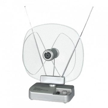 Falcom Antena sobna sa pojačalom, UHF/VHF, srebrna - ANT-204S