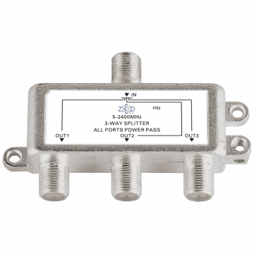 ZED electronic Antenski razdjelnik 1 ulaz - 3 izlaza, 5-2400MHz - FR3