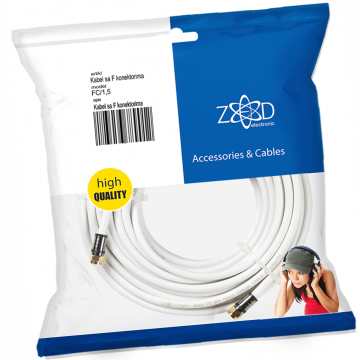 ZED electronic Antenski kabl sa F - konektorima, 1.5 met - FC/1,5