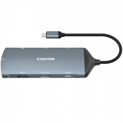 CANYON DS-15 USB-C hub 8in1 4K HDMI, LAN | Giga Informatika