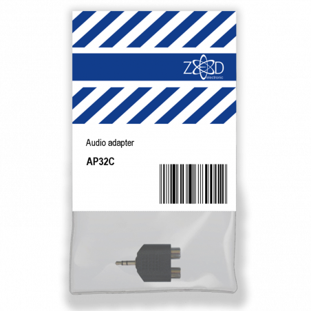 ZED electronic Jack 3.5mm muški na RCA činč ženski x 2 - AP32C