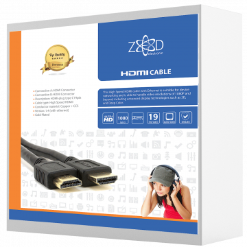 ZED electronic HDMI kabl, 15 met, ver. 1.4 - HDMI/15