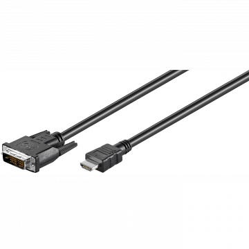 ZED electronic HDMI na DVI kabl, 1.5 met, ver. 1.4 - HDMI-DV/1,5