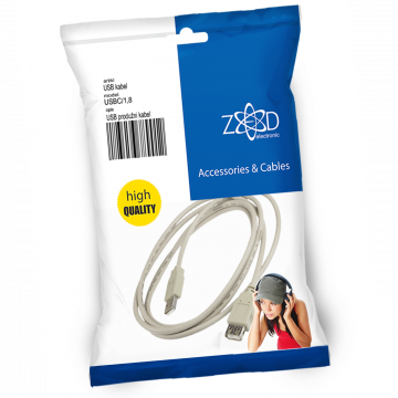 ZED electronic USB produžni kabl, dužina 1.8 metara - USBC/1,8