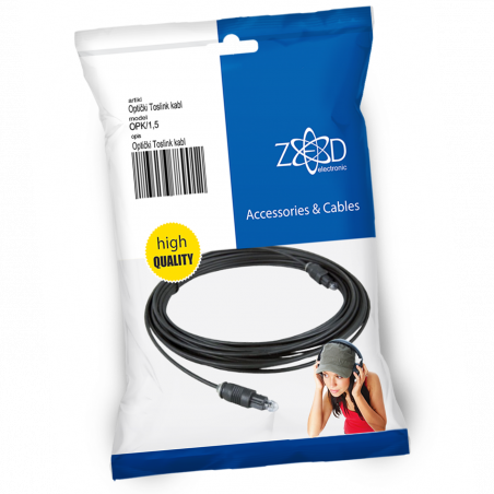 ZED electronic Optički Toslink kabl 1.5 metar, extra kvaliteta - OPK/1,5