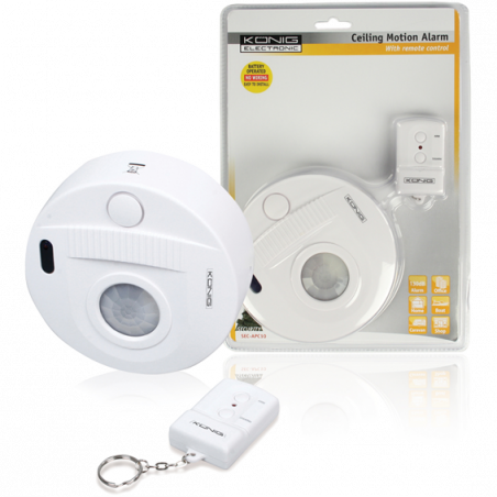 Konig Stropni alarm sa detektorom pokreta 130dB - SEC-APC10