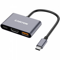 CANYON DS-4 USB-C hub sa HDMI i PD 100W | Giga Informatika
