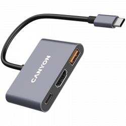 CANYON DS-4 USB-C hub sa HDMI i PD 100W | Giga Informatika