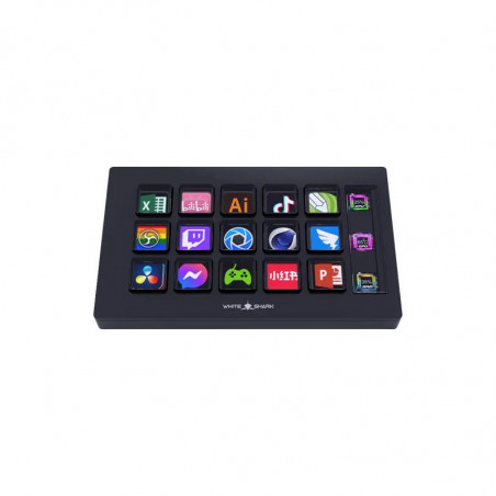 White Shark STREAM DOCK WSD-100 QILAUT / 15 tipki- Crna