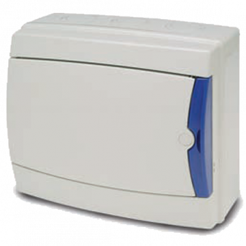 Famatel Kutija za osigurače nadžbuk, 8 osigurača, bijela, IP65 - 3908-T-KN/8
