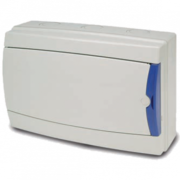 Famatel Kutija za osigurače nadžbuk, 12 osigurača, bijela, IP65 - 3912-T-KN/12