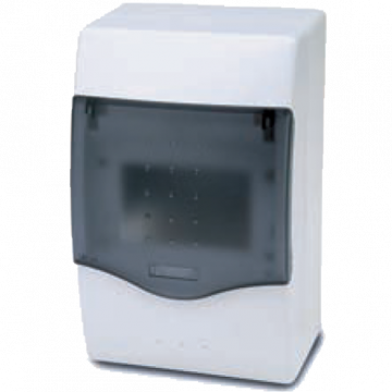 Famatel Kutija za osigurače nadžbuk, 4 osigurača, providna, IP40 - 3604-W-M-KN/4