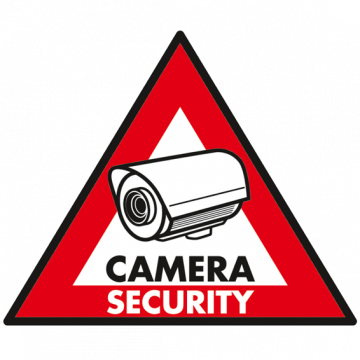 Eule Set 5 naljepnica "Camera Security" - SEC-ST-CS