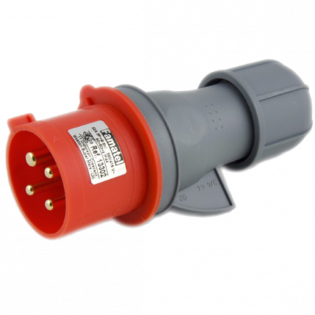 Famatel Utikač, 32A/380÷415, 4 Polni (3P+E), IP44 - 13302