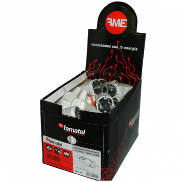 Famatel Strujni utikač 4.8mm Schuko, 2P+E, 16A/250V, bijeli - 1104-B