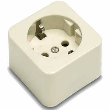Famatel Utičnica Schuko 16A/250V, umetak od porculana - 2301