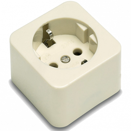 Famatel Utičnica Schuko 16A/250V, umetak od porculana - 2301
