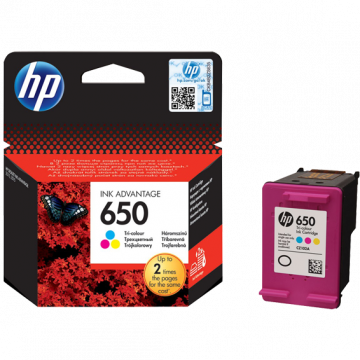 HP Tinta 650 (CZ102AE) ,boja,tri boje,6,5ml , 200str