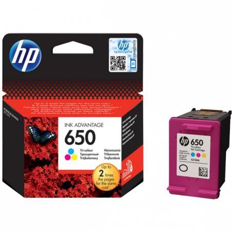 HP Tinta 650 (CZ102AE) ,boja,tri boje,6,5ml , 200str