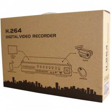 Eule 16-kanalni Cloud analogni AHD DVR, HD720P/960H/D1, HDMI/VGA - DVR-HD16+