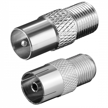 ZED electronic Set konektora F na RF, metalni - FRF-SET2