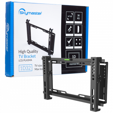 Skymaster Nosač za TV prijemnike 14"-32", 30 kg, 1D, ultra slim - 1D32