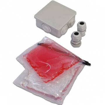 Famatel Razvodna kutija nadžbuk 80x80, vodonepropusna, IP68+ GEL - 3002-GL