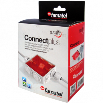Famatel Razvodna kutija nadžbuk 80x80, vodonepropusna, IP68+ GEL - 3002-GL