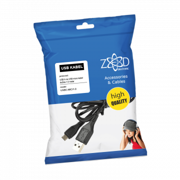 ZED electronic USB A na USB micro kabl, dužina 1.0 metar - USBC-MIC/1,0