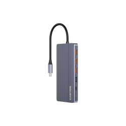 CANYON DS-16 USB-C hub 13in1 4K, siva | Giga Informatika
