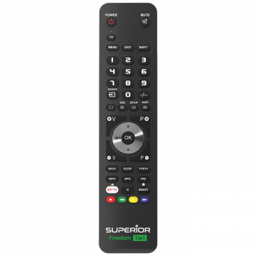 Superior Daljinski upravljač, za 1 uređaj, PC programiranje - SUPERIOR 1:1 FREEDOM - black