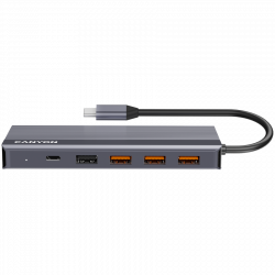 CANYON DS-16 USB-C hub 13in1 4K, siva | Giga Informatika