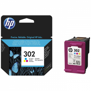 HP Tinta 302 (F6U65AE) ,boje, 4ml ,165 stranica