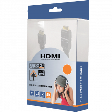ZED electronic HDMI kabl, 1.8 met, ver. 1.4, 4K, 3D, HEC, HDCP, ARC - HDMI2/1.8