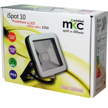 MKC Reflektor LED , 10W, 3200K, IP65 , SLIM - I-SPOT 10W
