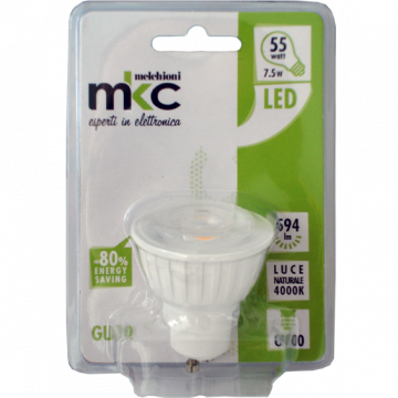 MKC Sijalica,LED 7.5W, 220V AC,60° prirodno bijela svjetlost - LED MR-GU10/7.5W-N